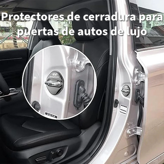 Protectores de cerradura para puertas de autos de lujo  | Juego de 4 piezas