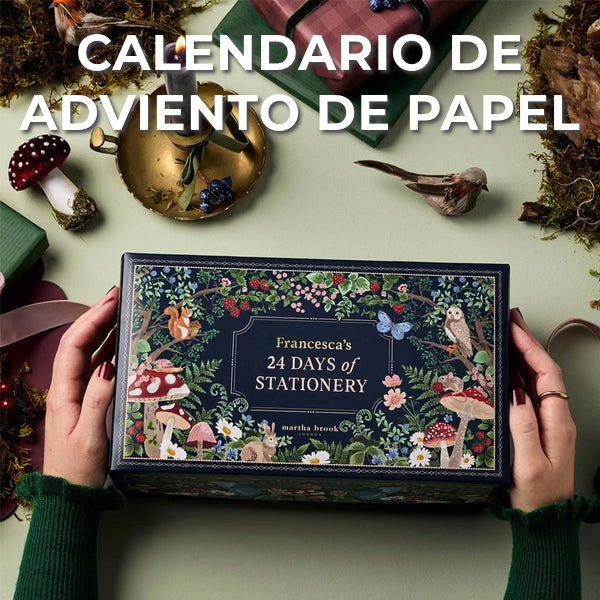 Calendario de Adviento de papel